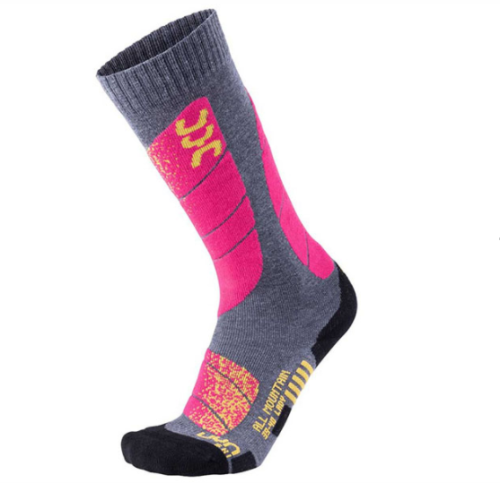 SKARPETY UYN SKI ALL MOUNTAIN LADY MEDIUM GREY MELANGE/PI 21/22