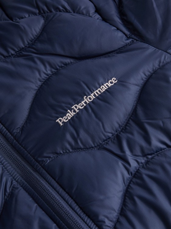 KURTKA PEAK PERFORMANCE DAMSKA HELIUM DOWN HOOD JACKET BLUE SHADOW