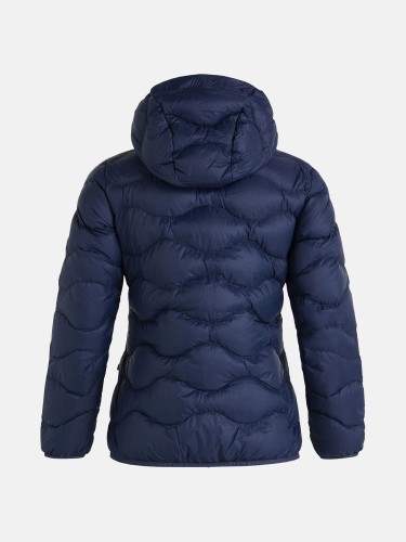 KURTKA PEAK PERFORMANCE DAMSKA HELIUM DOWN HOOD JACKET BLUE SHADOW