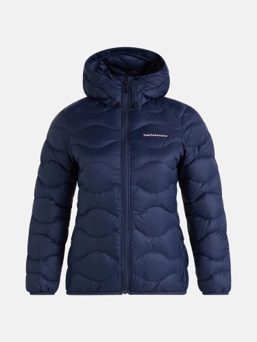KURTKA PEAK PERFORMANCE DAMSKA HELIUM DOWN HOOD JACKET BLUE SHADOW