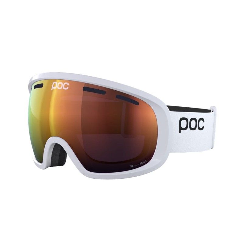 Gogle Poc Fovea Mid biało pomarańczowe