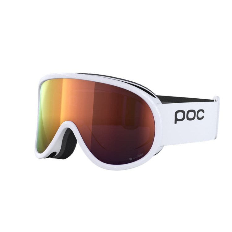 Gogle Poc Retina biało pomarańczowe