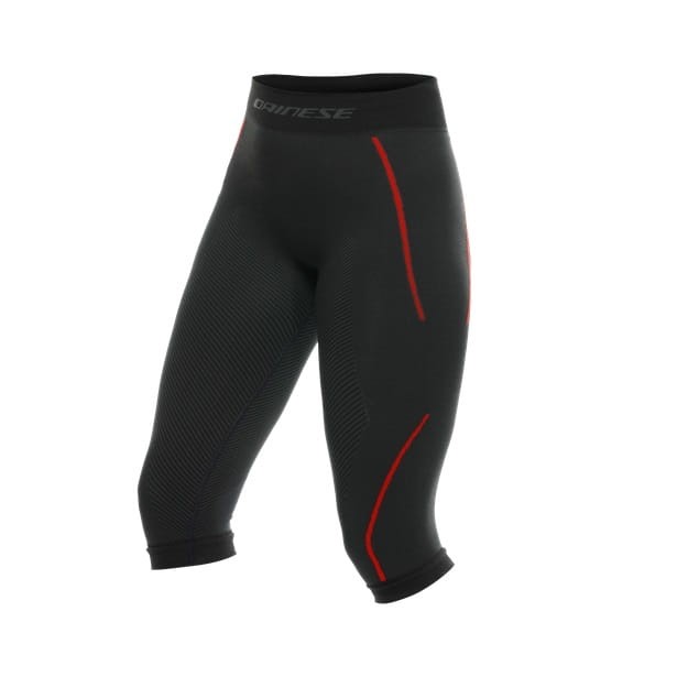 Spodnie termoaktywne Dainese 3/4 damskie czarno-czerwone