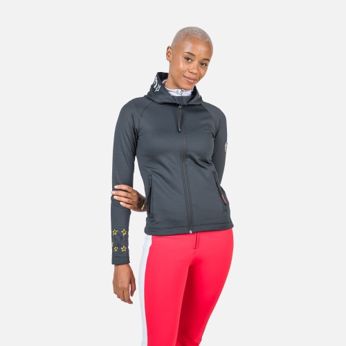 Bluza Rossignol JCC damska Climi z kapturem czarna.jpg