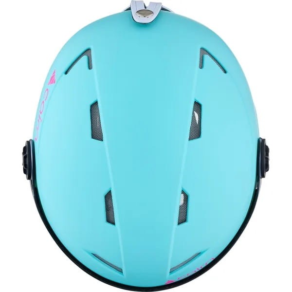 Kask Narciarski Cairn Orbit Visor J Turquoise Neon Pink