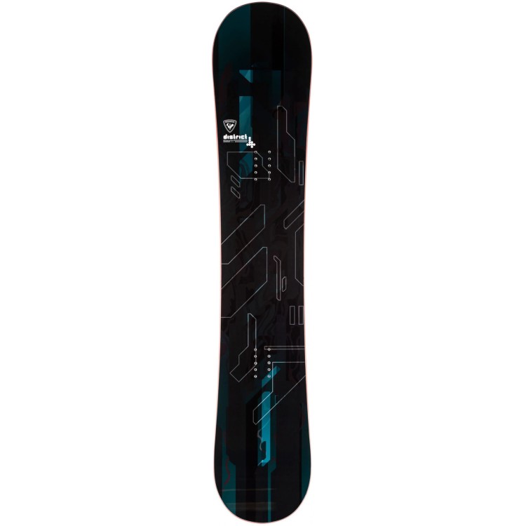 Deska Snowboardowa District Black / Battle B&W M/L