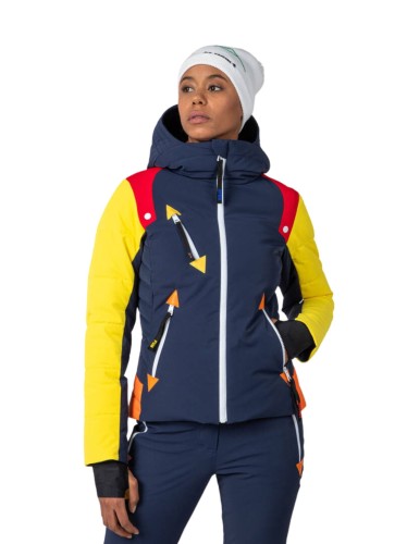 Kurtka narciarska Rossignol damska W Pilot Down JKT granatowa