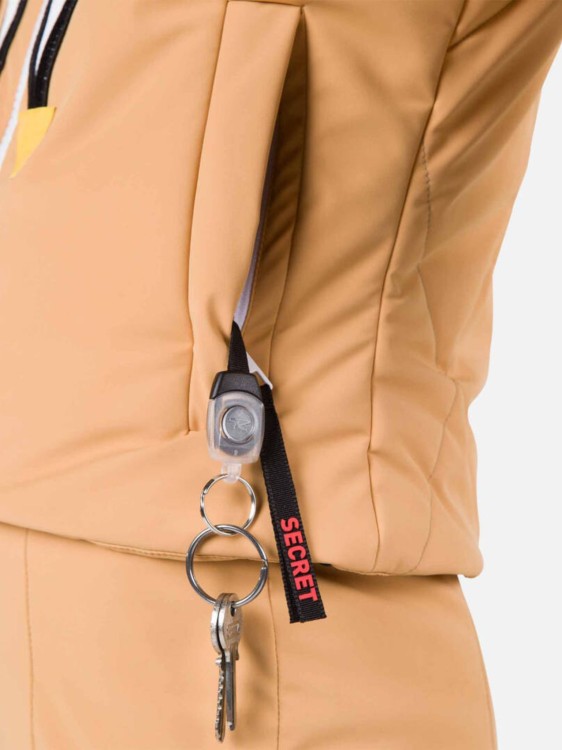 Kurtka narciarska Rossignol damska W Birdy Poetic JKT brązowa