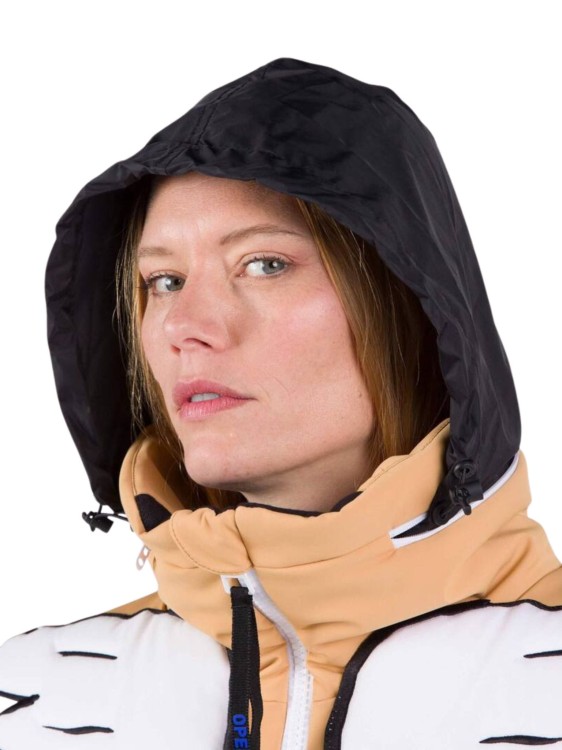 Kurtka narciarska Rossignol damska W Birdy Poetic JKT brązowa