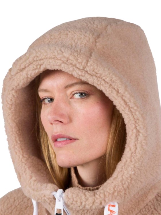 Kurtka narciarska Rossignol damska W Yety Fleecy Bomber JKT biała