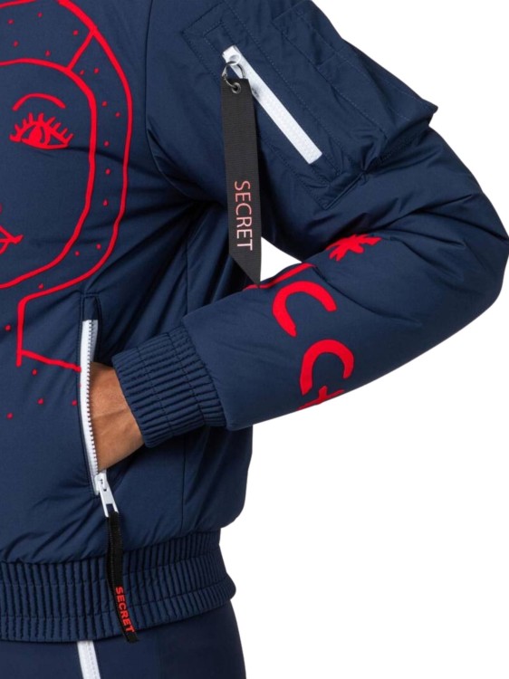 Kurtka narciarska Rossignol damska W Yety Fleecy Bomber JKT granatowa