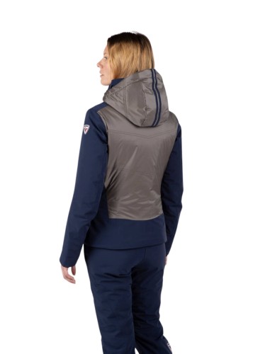 Kurtka narciarska Rossignol damska W Diretta JKT granatowa