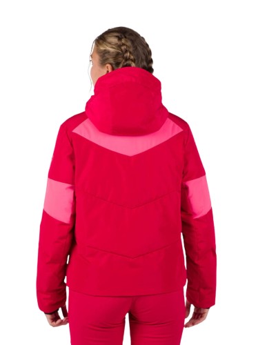 Kurtka Narciarska Rossignol damska W Wispile puffy JKT czerwona
