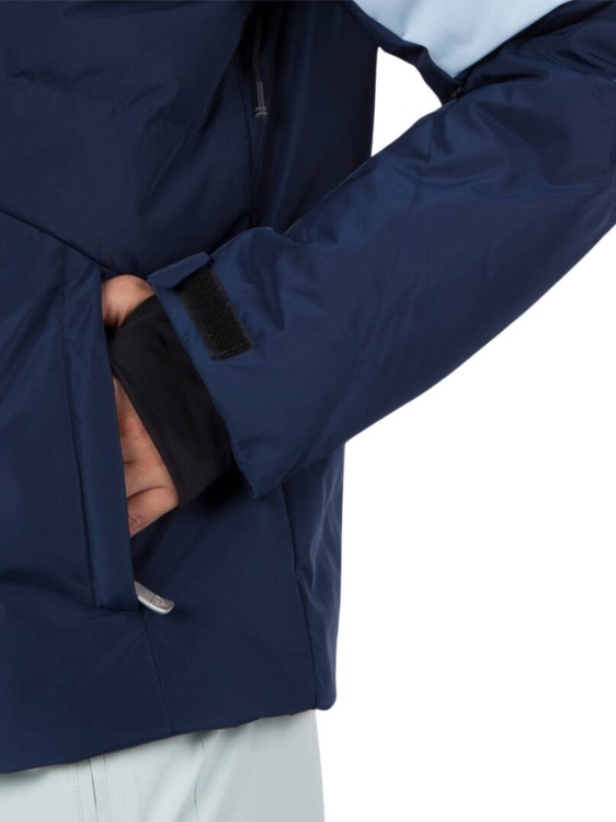Kurtka Narciarska Rossignol damska W Wispile puffy JKT granatowa
