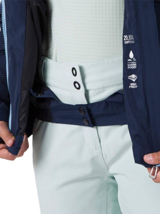 Kurtka Narciarska Rossignol damska W Wispile puffy JKT granatowa