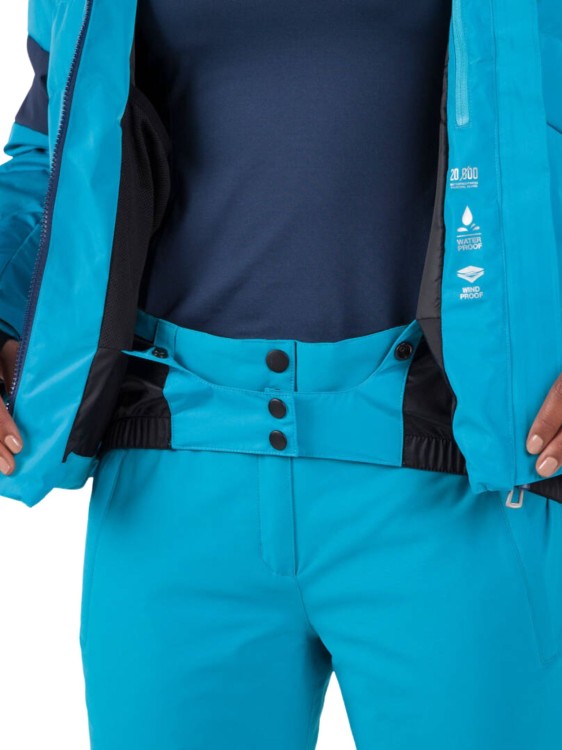 Kurtka Narciarska Rossignol damska W Wispile puffy JKT niebieska
