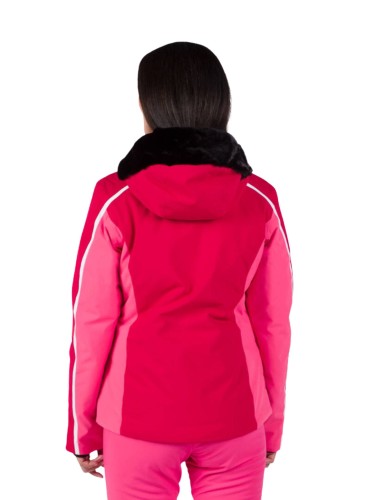 Kurtka Narciarska Rossignol damska W Saluver FUR JKT czerwona