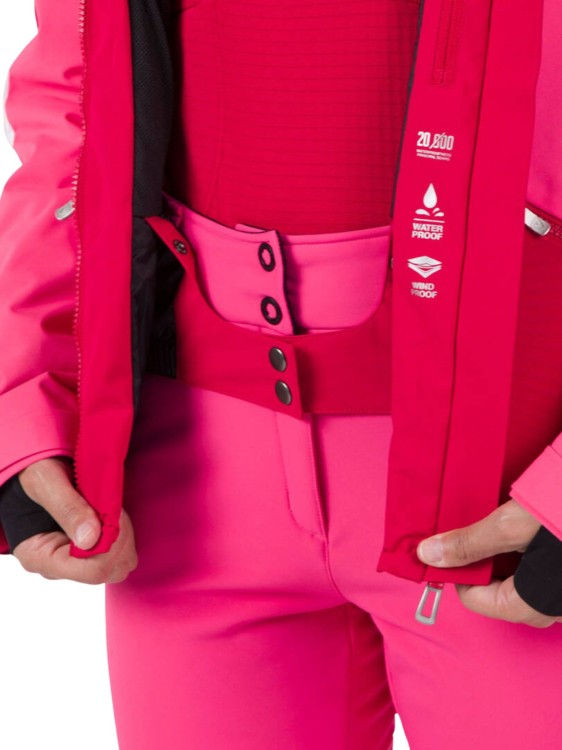 Kurtka Narciarska Rossignol damska W Saluver FUR JKT czerwona