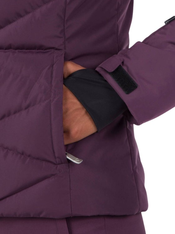 Kurtka Narciarska Rossignol damska W Staci pearly JKT fioletowa