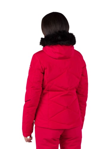 Kurtka Narciarska Rossignol damska W Staci pearly JKT czerwona