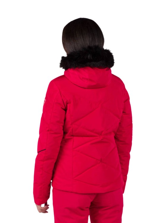 Kurtka Narciarska Rossignol damska W Staci pearly JKT czerwona