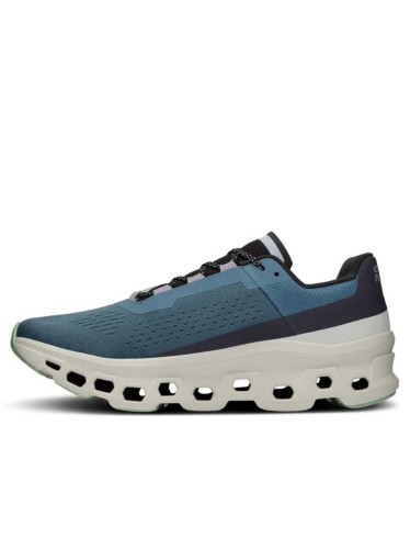 Buty damskie On Running Cloudmonster niebiesko-białe