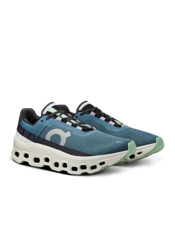 Buty damskie On Running Cloudmonster niebiesko-białe