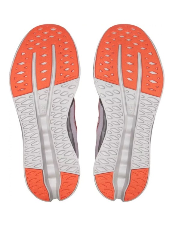 Buty damskie On Running Cloudsurfer czerwono-białe