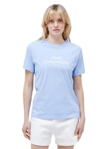 Koszulka Peak Performance damska Original Tee błękitna