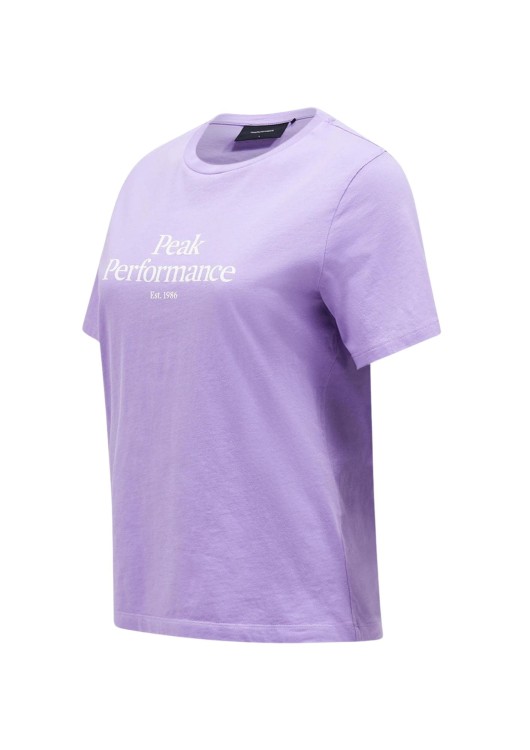 Koszulka Peak Performance damska Original Tee fioletowa