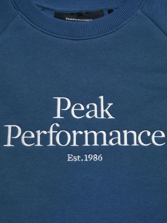 Bluza męska Peak Performance Original Crew niebieska