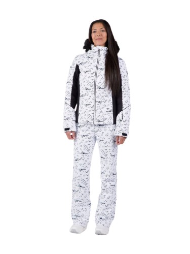 Kurtka narciarska Rossignol damska W Staci PR Puffy JKT biała