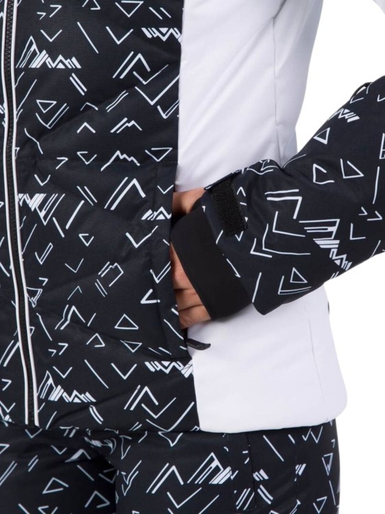 Kurtka narciarska Rossignol damska W Staci PR Puffy JKT czarna