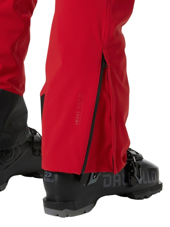 Spodnie Narciarskie Helly Hansen Alpha Lifaloft Pant Czerwone