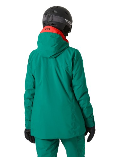 Kurtka narciarska damska Helly Hansen Powshot emerald