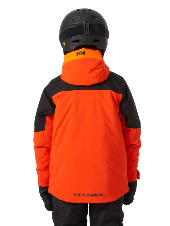 Kurtka Narciarska Helly Hansen Jr Summit Jacket Pomarańczowa