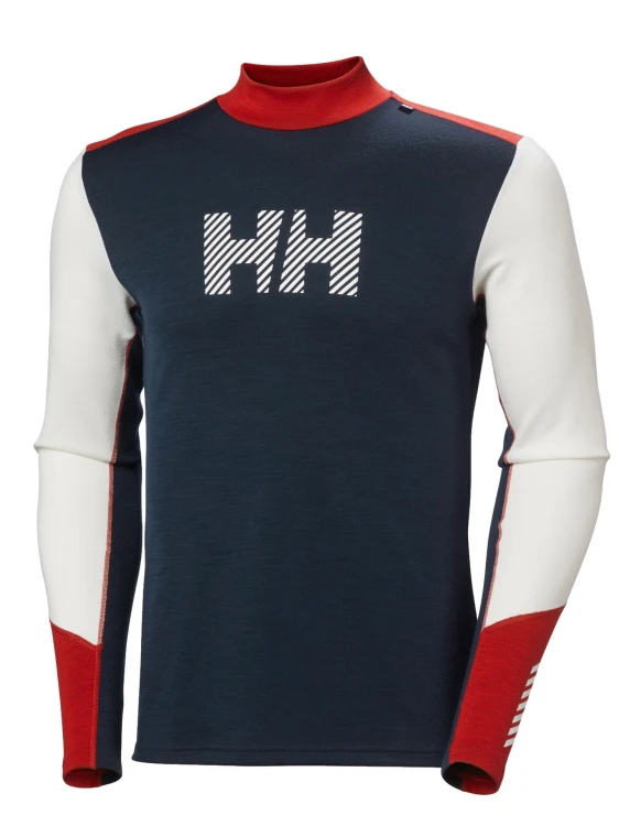 Koszulka Termoaktywna Helly Hansen Lifa Meridno Midw Logo Offwhite