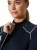Koszulka Termoaktywna Helly Hansen W Lifa Merino Midw 1/2 Zip Granatowa