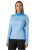 Koszulka Termoaktywna Helly Hansen W Lifa Merino Midw 1/2 Zip Niebieska