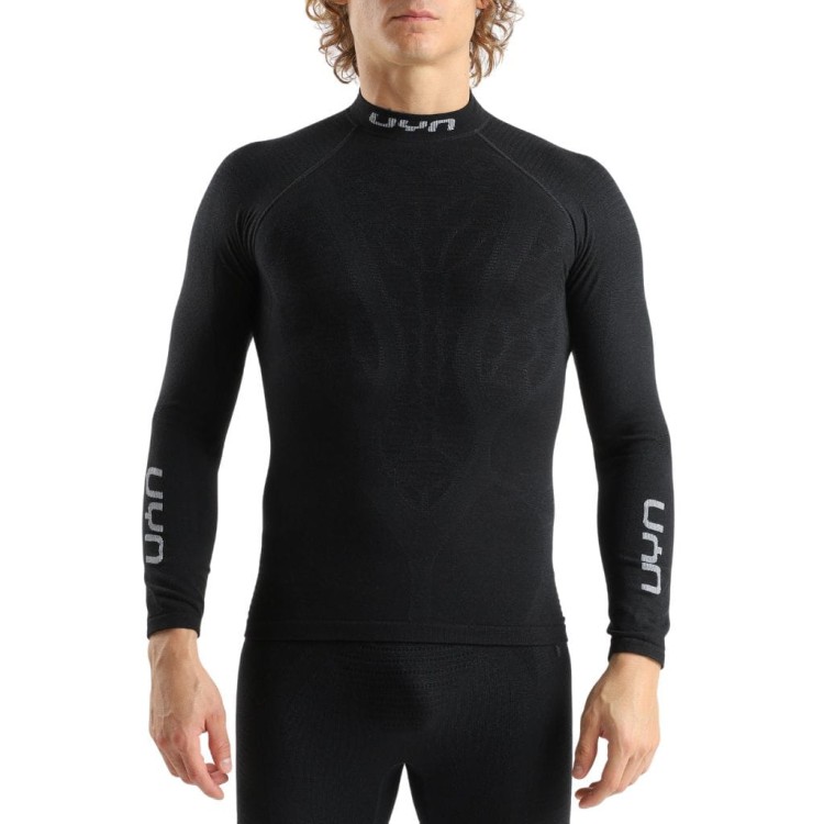 Koszulka Termoaktywna UYN Elevatyon Biomorph UW Turtle New Neck Czarna