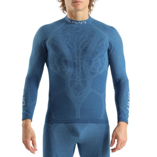 Koszulka Termoaktywna UYN Elevatyon Biomorph UW Turtle New Neck Niebieska