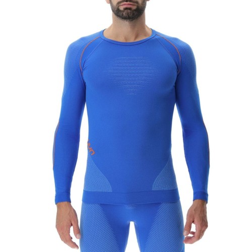 Koszulka Termoaktywna UYN Man Evolutyon UW Shirt Long Sl Niebieska