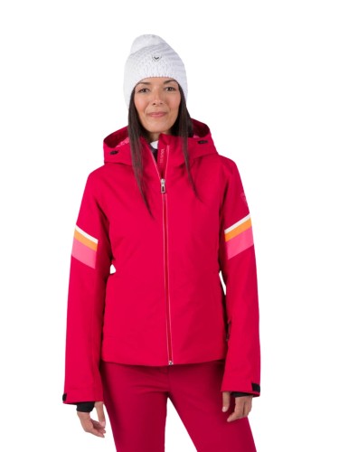 Kurtka narciarska Rossignol damska Strawpile JKT czerwona