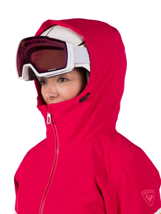 Kurtka narciarska Rossignol damska Strawpile JKT czerwona