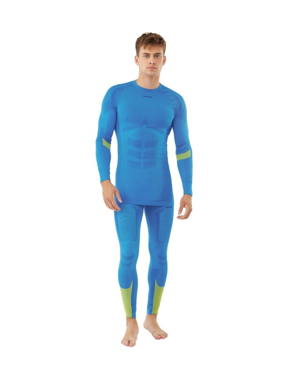 Bielizna Termoaktywna Viking Base Layer Volcanic Man Set Niebieska