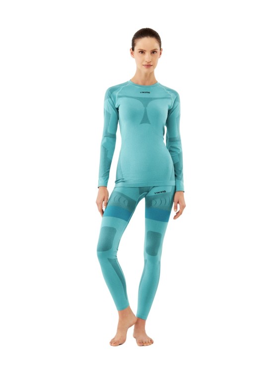 Bielizna Termoaktywna Viking Base Layer Viking Volcanica Lady Set Turkusowa