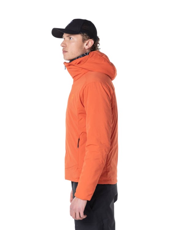 Kurtka narciarska męska Rossignol Opside Hoodie JKT pomarańczowa