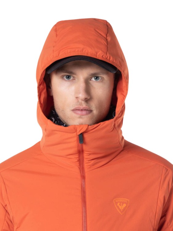 Kurtka narciarska męska Rossignol Opside Hoodie JKT pomarańczowa
