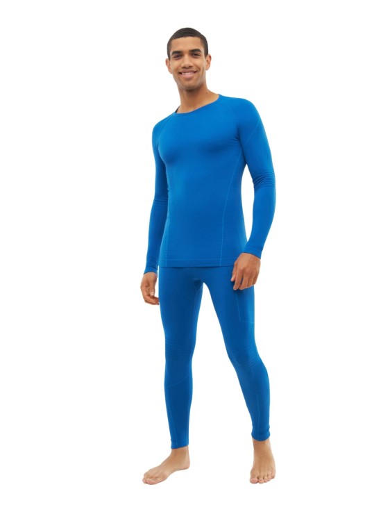 Bielizna Termoaktywna Viking Base Layer Atos Man Set Niebieska