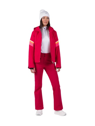 Spodnie Rossignol damskie Ski Softshell Pant czerwone